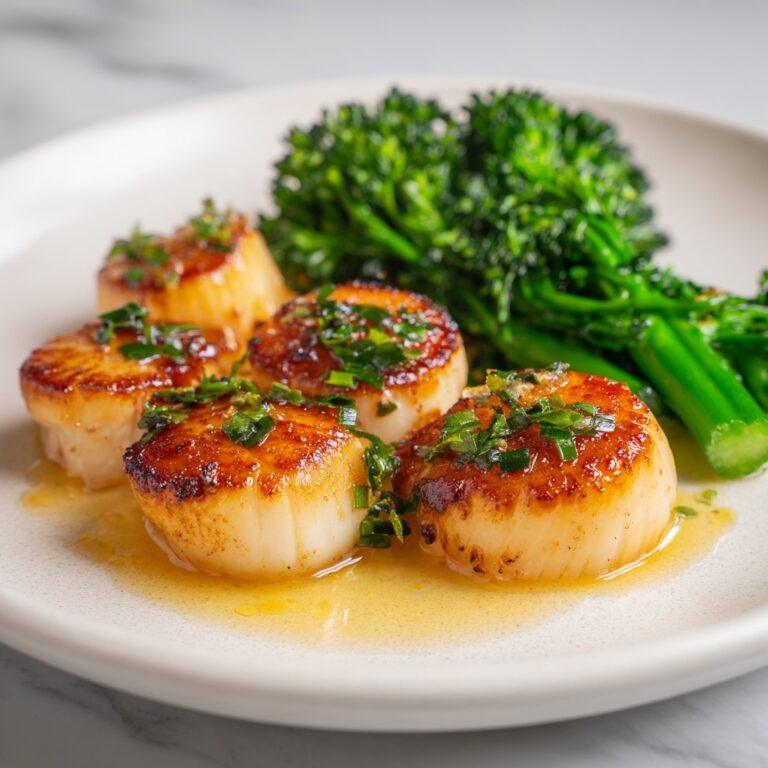 Seared Scallops with Parsley Butter Recipe
