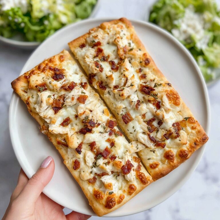 Parmesan Garlic Chicken Pizza Recipe