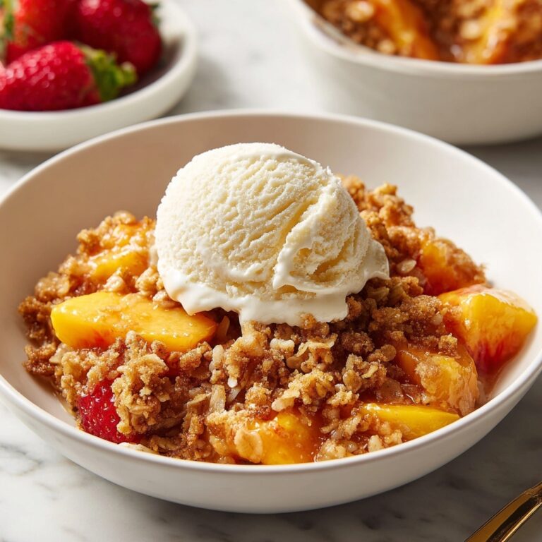 Peach Strawberry Crisp: A Delicious Summer Dessert Recipe