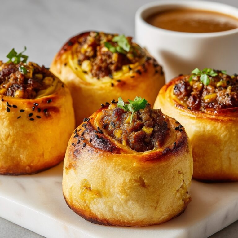 French Onion Sausage Rolls Recipe