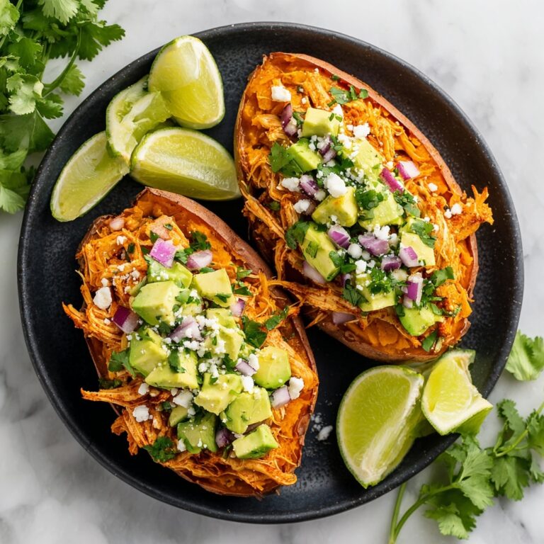 Chicken Avocado Stuffed Sweet Potatoes Recipe