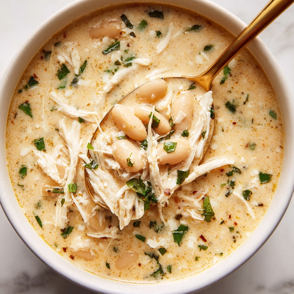 Creamy White Chicken Chili Recipe - Recipe Image