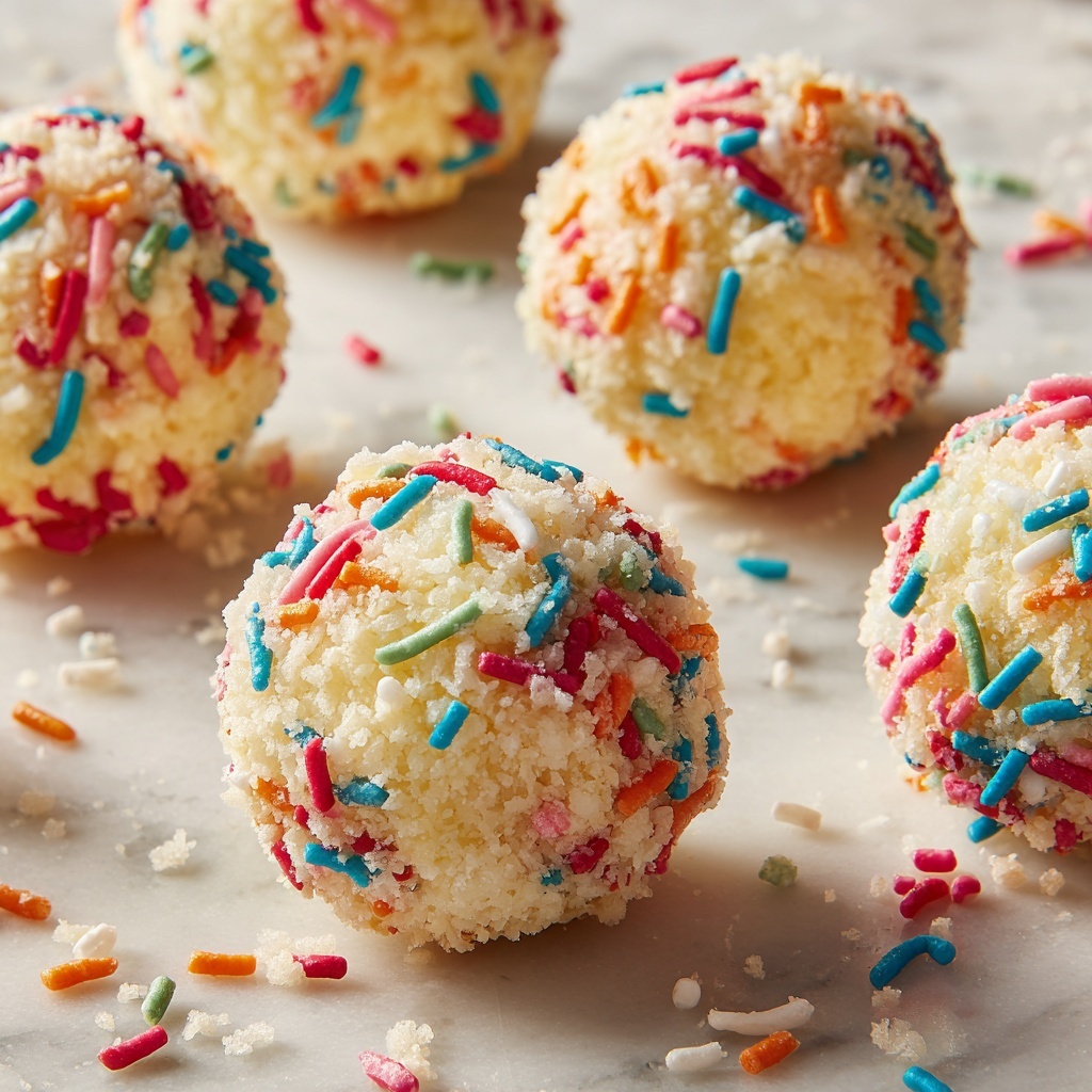 Cake Pop Protein Bites Recipe - Recipe Image