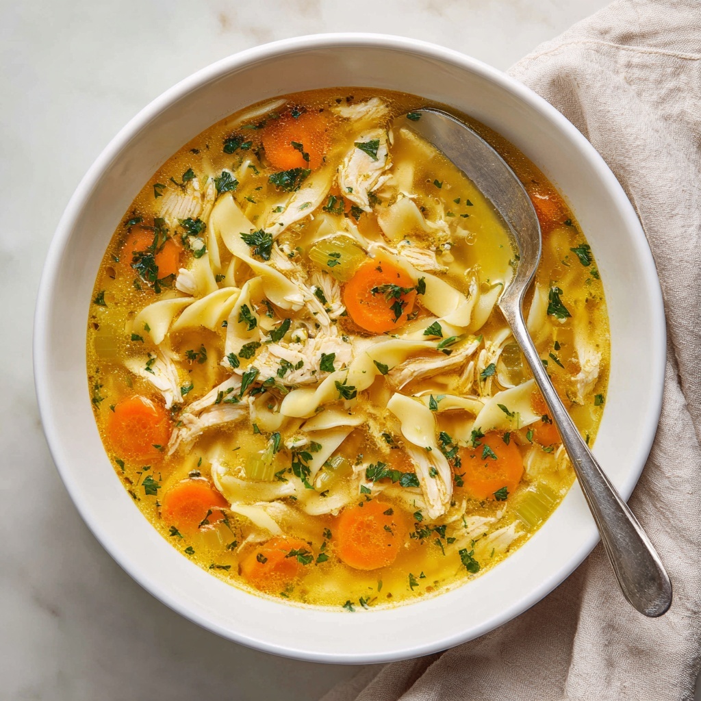 Easy Homestyle Chicken Noodle Soup Recipe - Recipe Image
