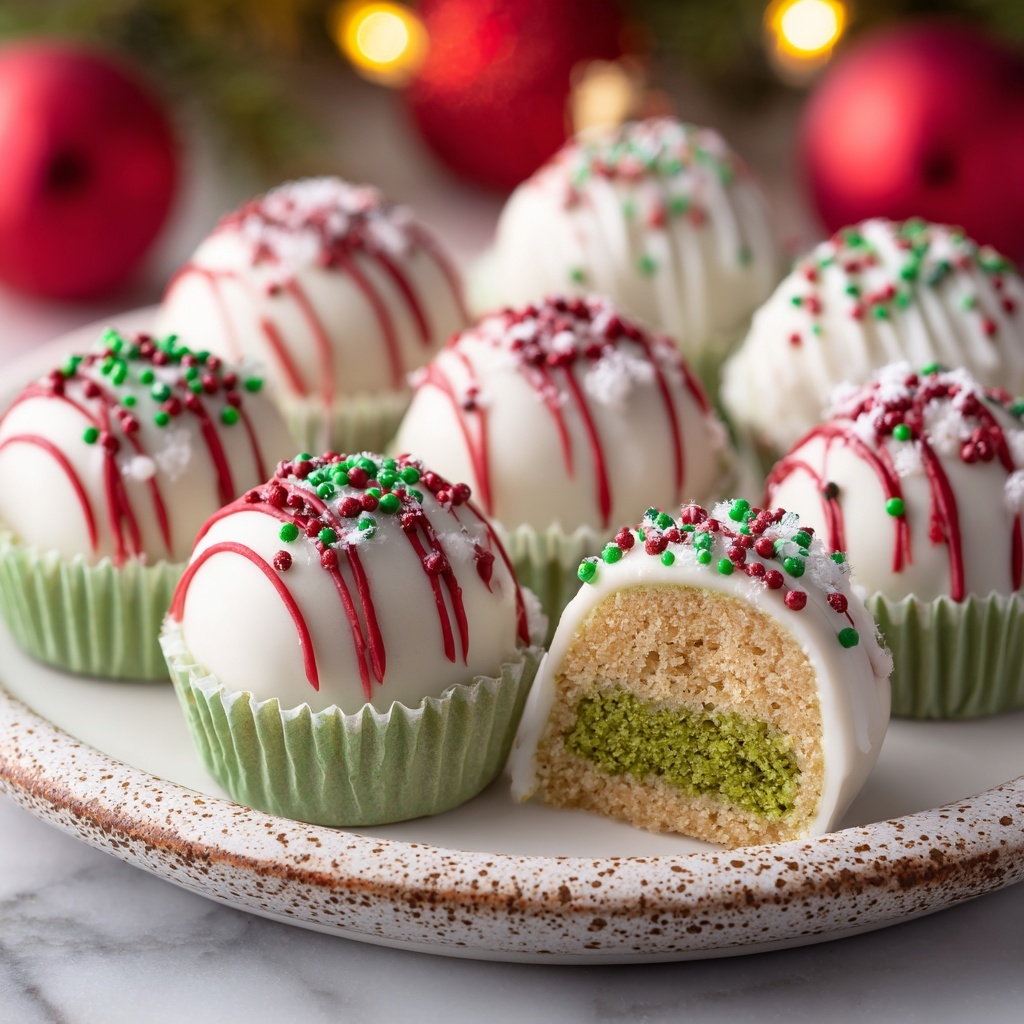 Little Debbie Christmas Tree Cake Truffles Recipe - Recipe Image