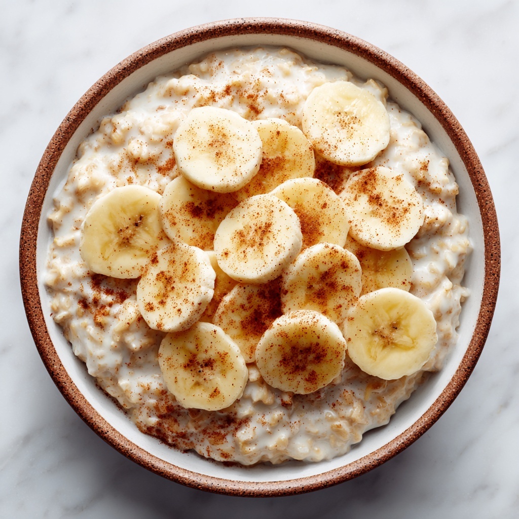 No Sugar Added Breakfast Banana Oatmeal Recipe - Recipe Image