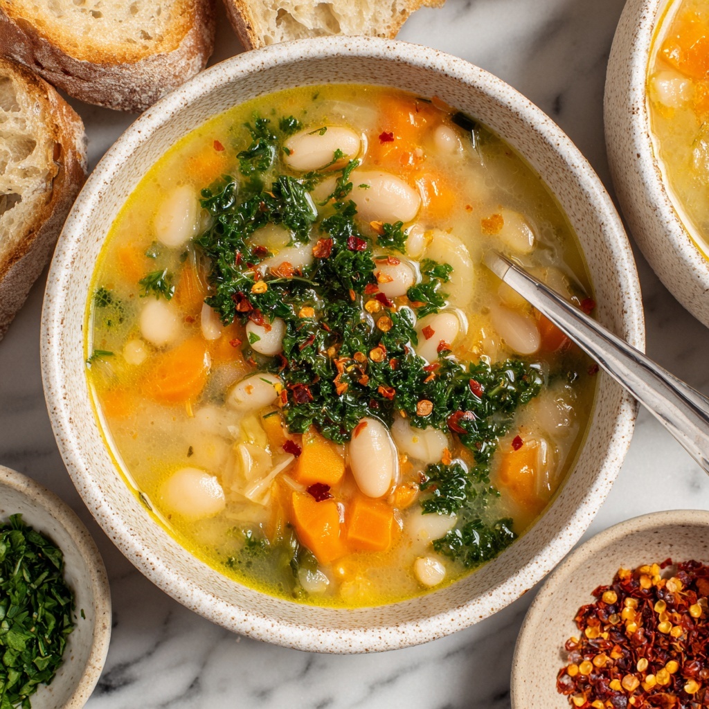 Tuscan White Bean Soup Recipe - Recipe Image