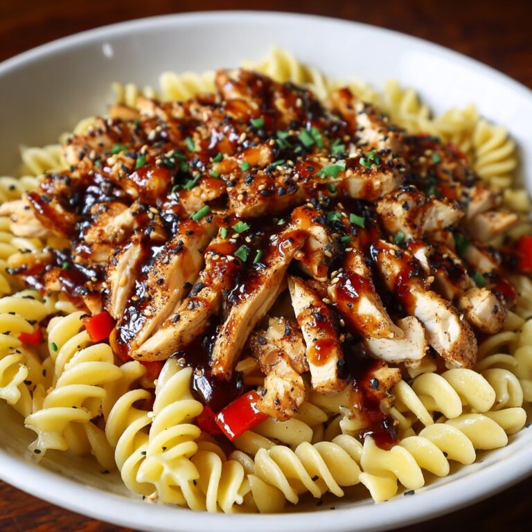 Sweet and Spicy Honey Pepper Chicken with Creamy Macaroni and Cheese Recipe