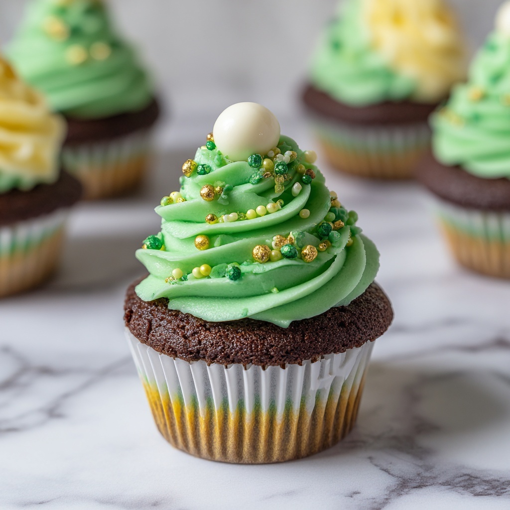 Green Velvet Cupcakes Recipe - Recipe Image