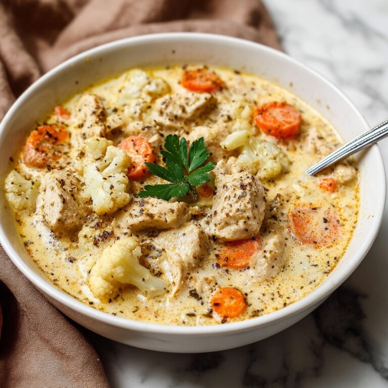 Anti-Inflammatory Cauliflower Chicken Soup Recipe