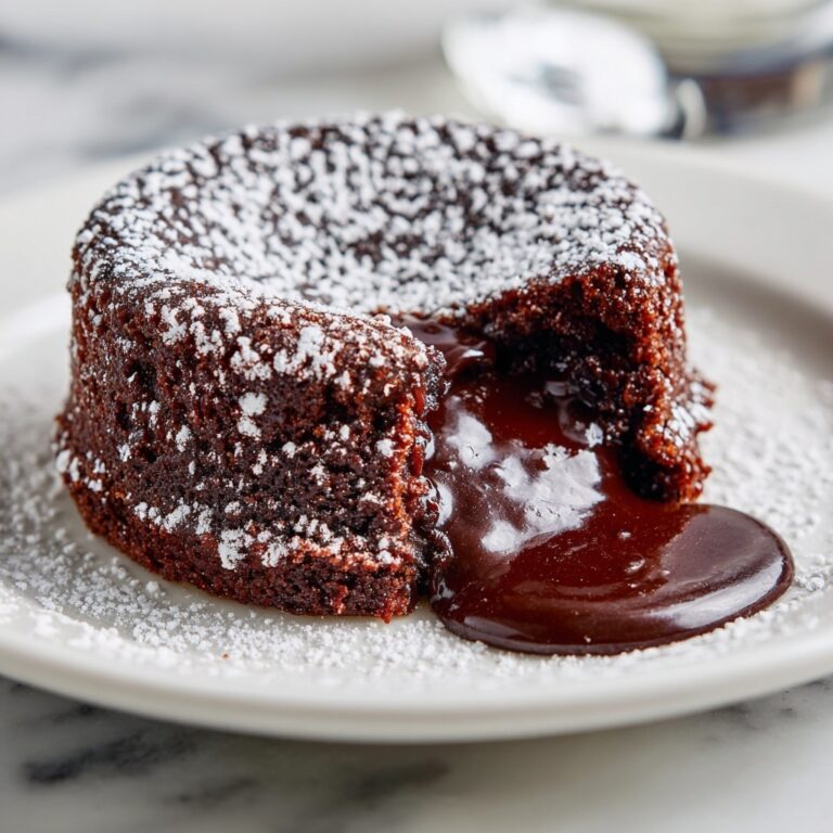 Protein Lava Cake (Gluten Free, Low Sugar) Recipe
