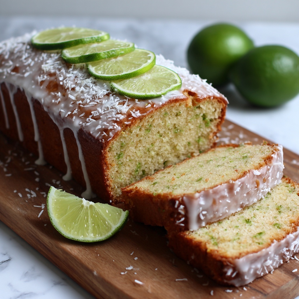 Coconut Lime Mini Loaf Cakes for Tropical Delight Recipe - Recipe Image