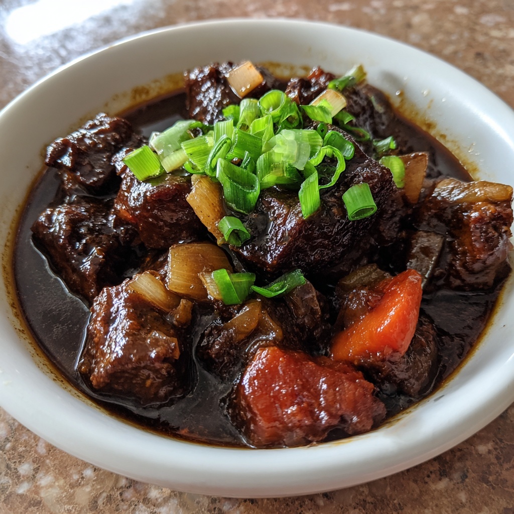 Braised Oxtails Recipe - Recipe Image