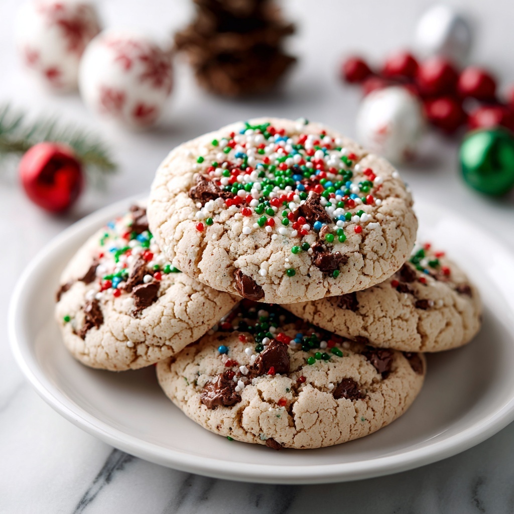 Christmas Chocolate Chip Cookies Recipe - Recipe Image