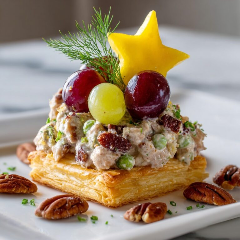 Cranberry Pecan Chicken Salad Puff Recipe