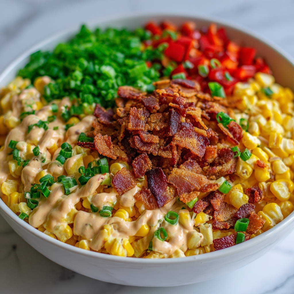 Creamy Confetti Corn Recipe - Recipe Image