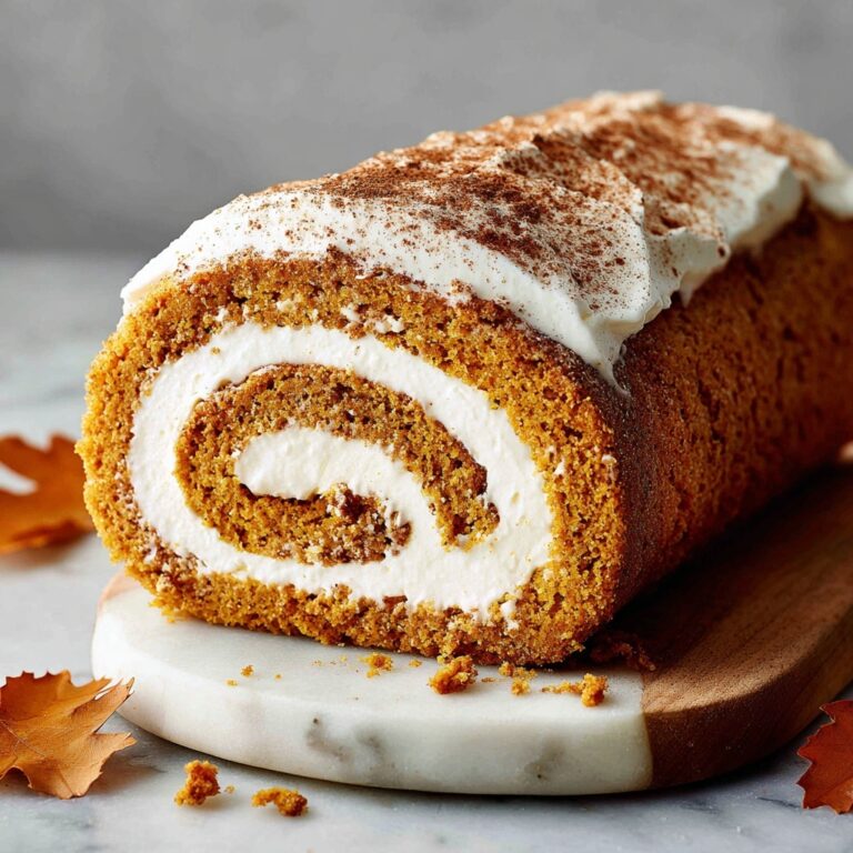 Delicious Fall Pumpkin Spice Roll Cake Recipe