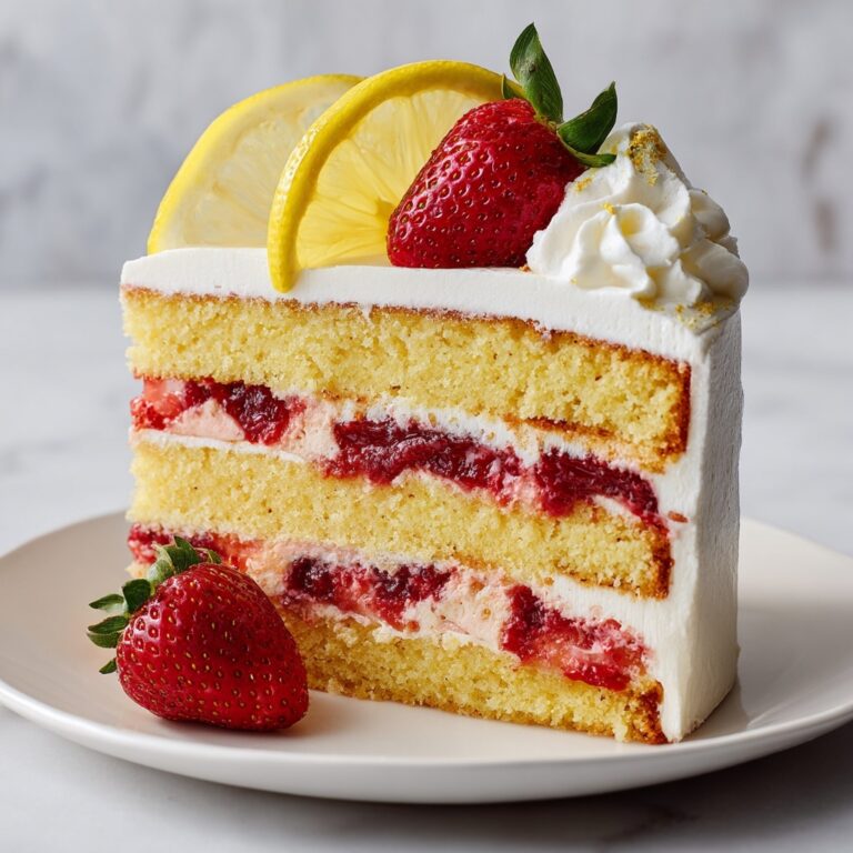 Strawberry Lemonade Cake Layers Recipe