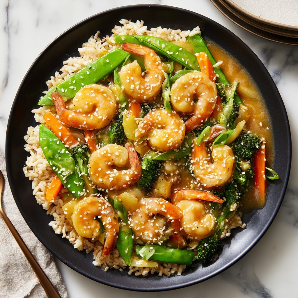 Healthy Stir-Fry Shrimp Recipe - Recipe Image