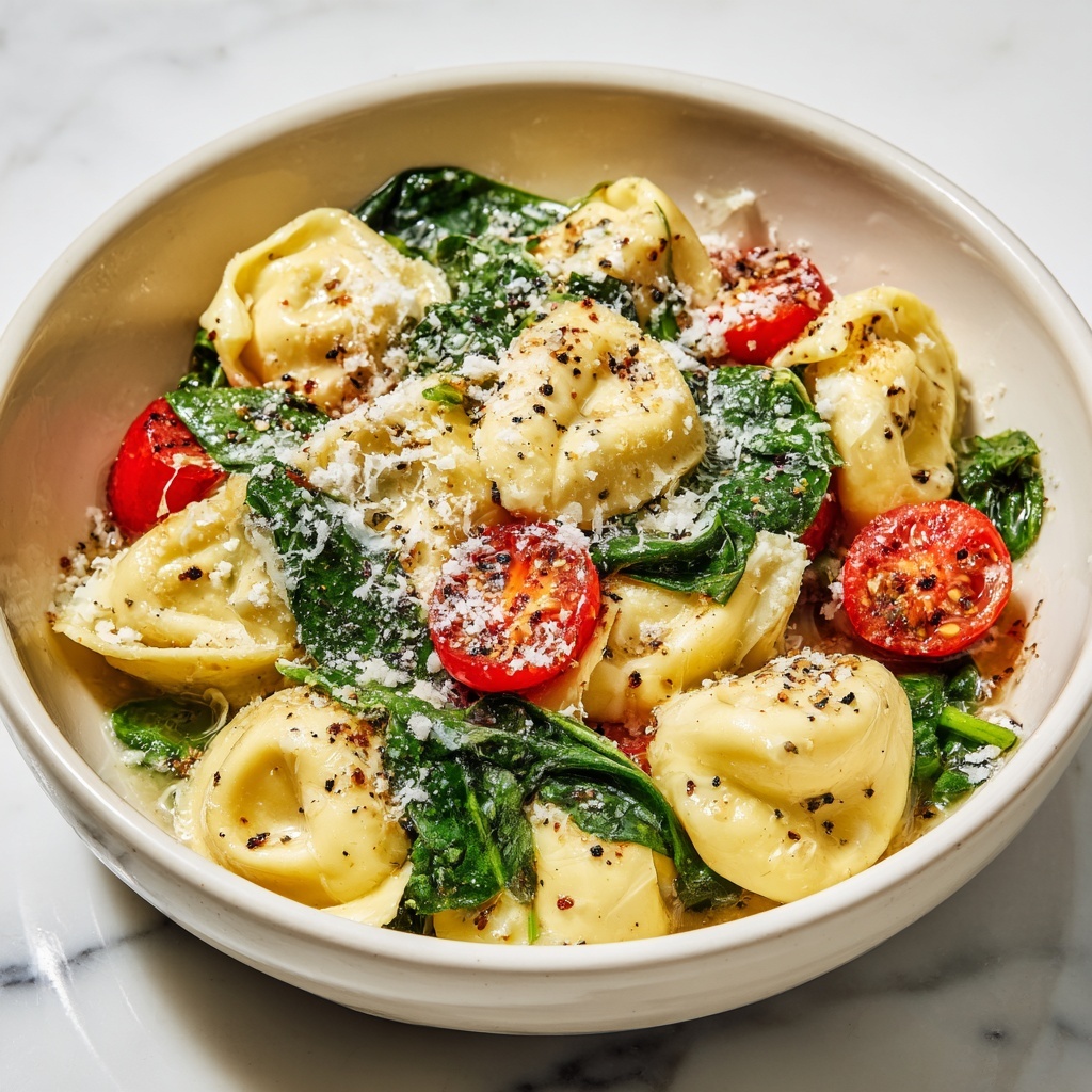 Spinach Tomato Tortellini: 5 Irresistible Comfort Bites Recipe - Recipe Image