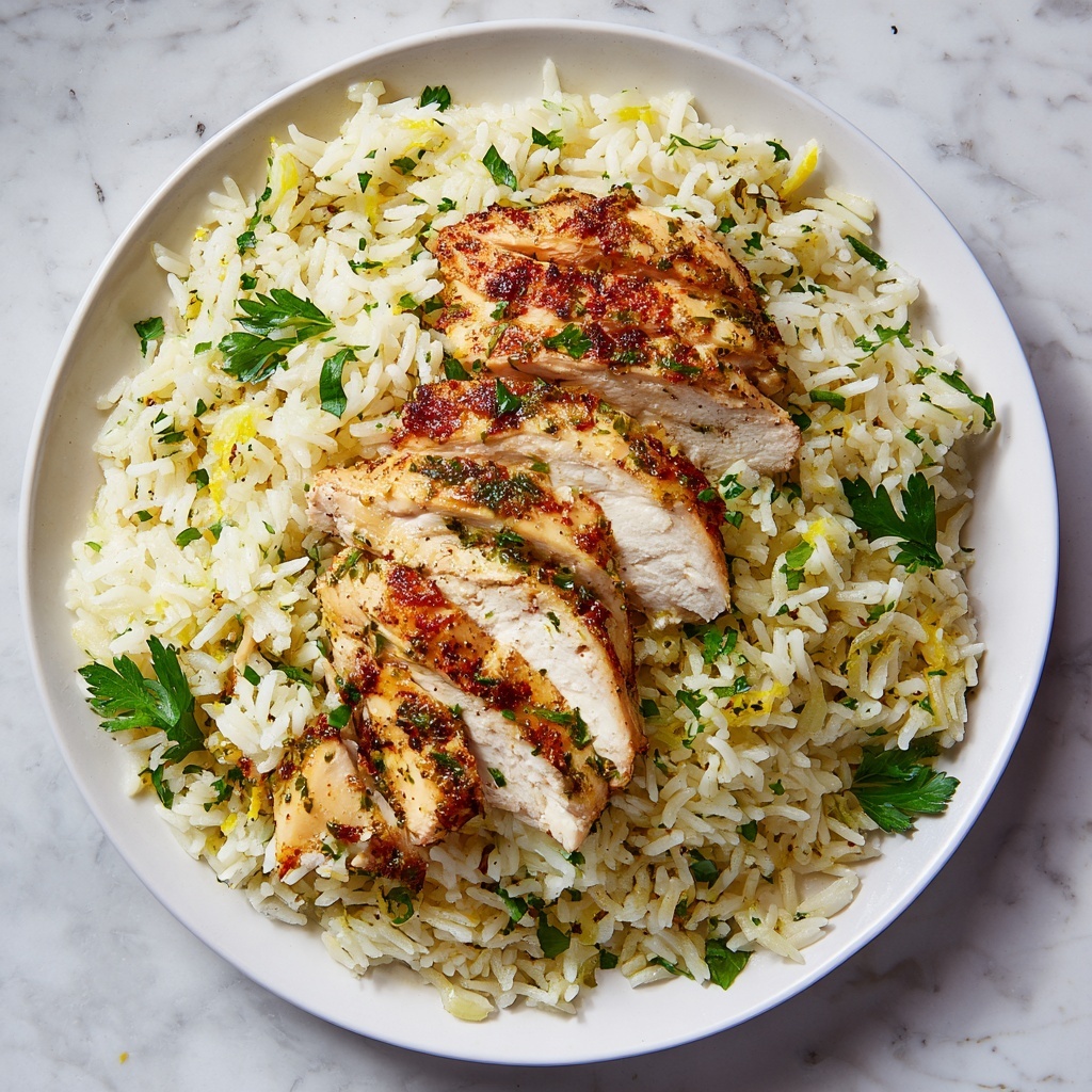 Lemon Herb Chicken and Rice Recipe - Recipe Image