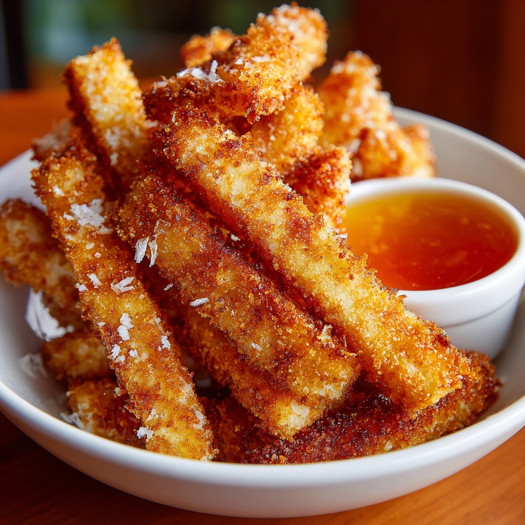 Crispy Air Fryer Apple Fries Recipe - Recipe Image