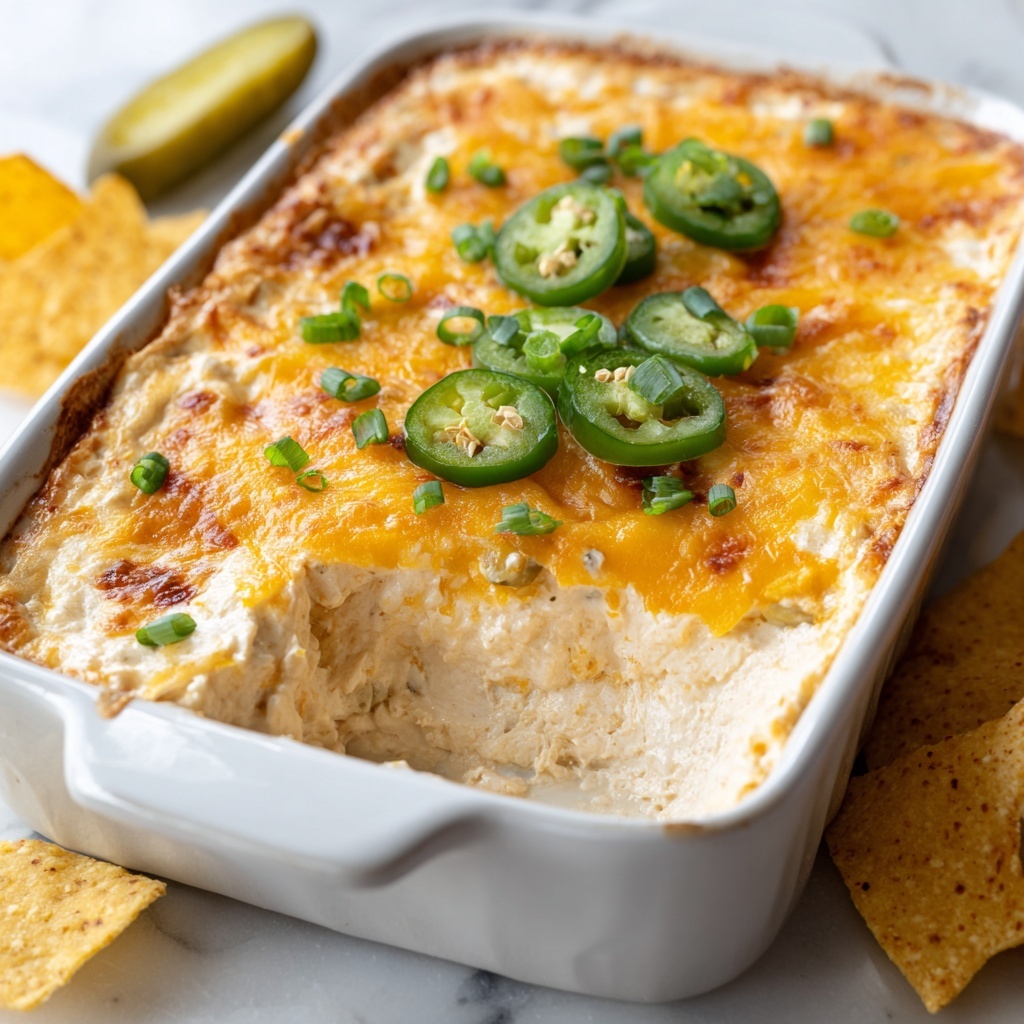 Hot And Cheesy Fried Pickle Dip Recipe to Wow Your Guests Recipe - Recipe Image