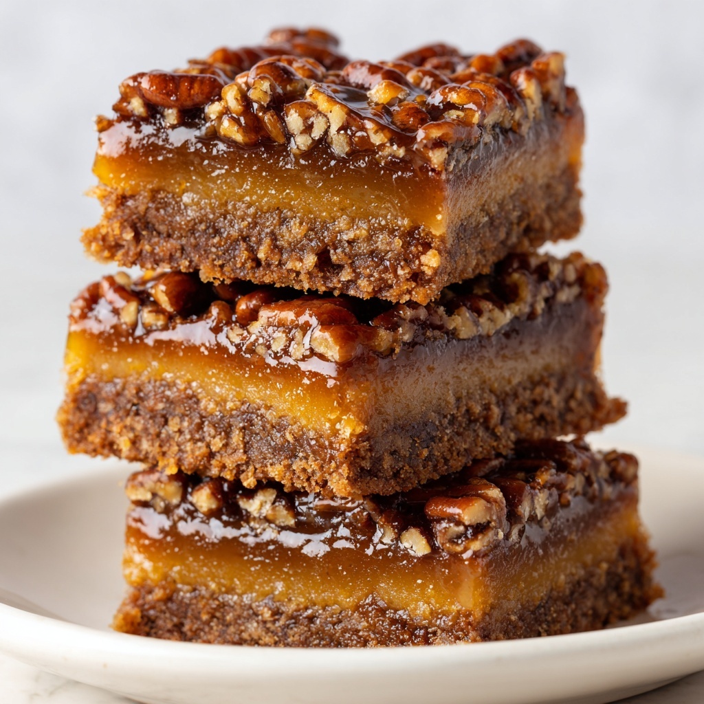 Pumpkin Pecan Pie Bars Recipe - Recipe Image