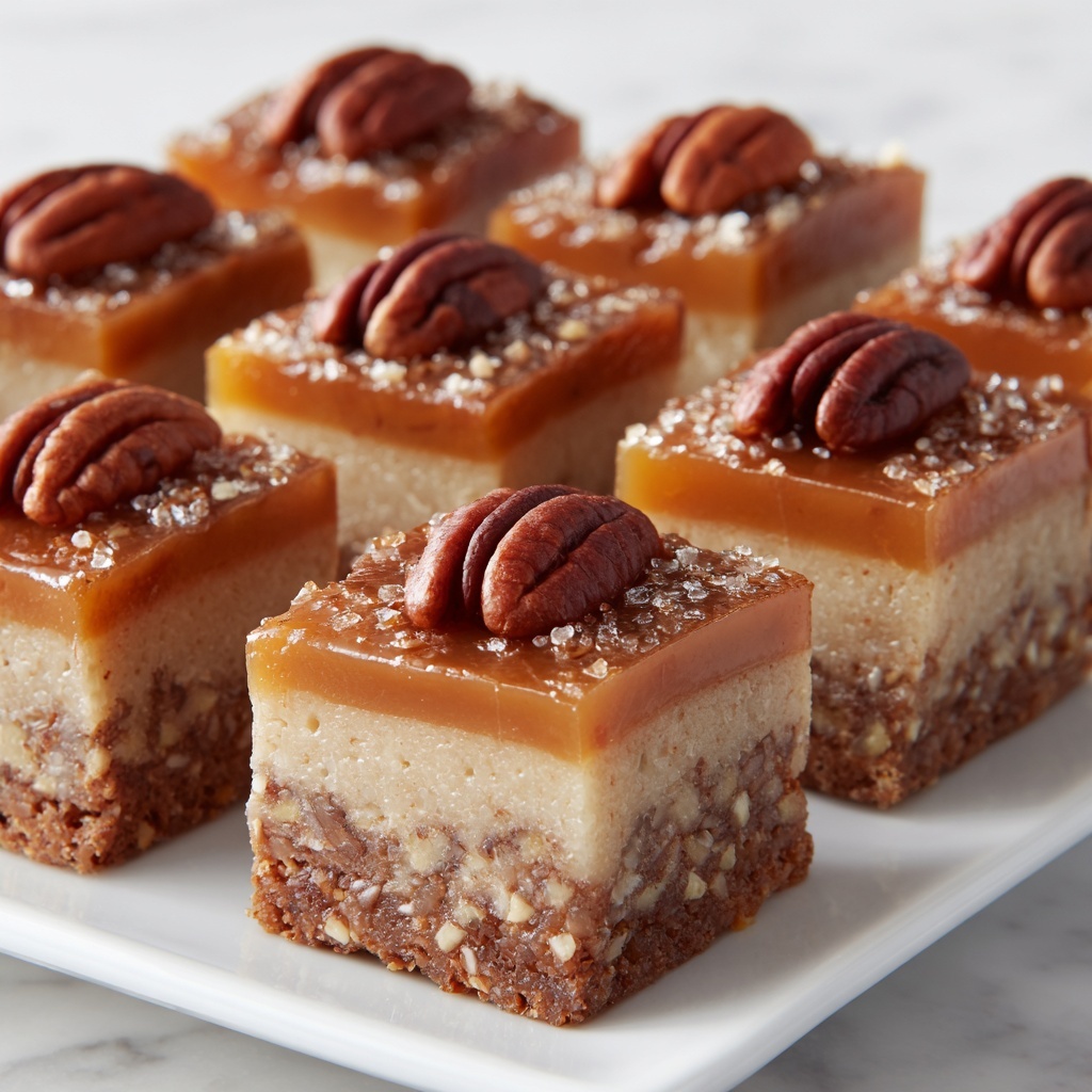 Maple Pecan Pear Blondies Recipe - Recipe Image