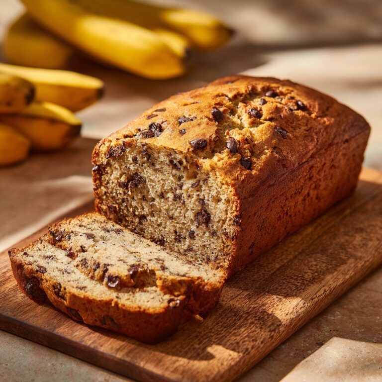 Vegan Chocolate Chip Banana Bread Recipe