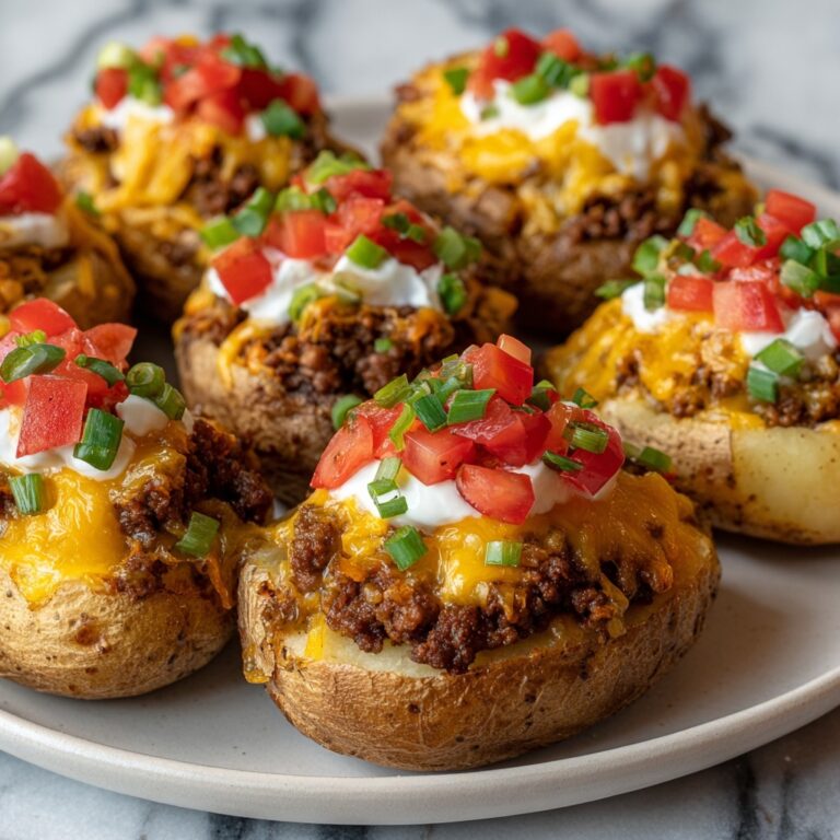 Taco Stuffed Potatoes Recipe