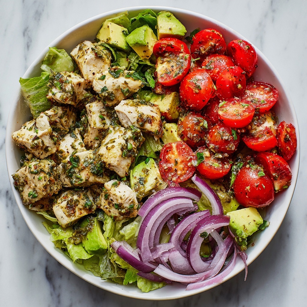 Chicken Salad with Fresh Greens, Cherry Tomatoes, and Avocado Recipe - Recipe Image