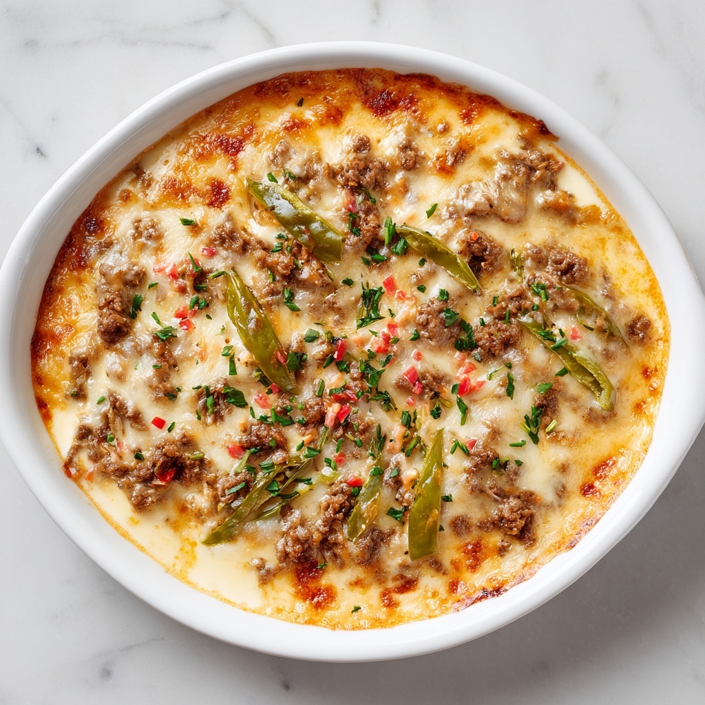 Philly Cheesesteak Dip Recipe - Recipe Image