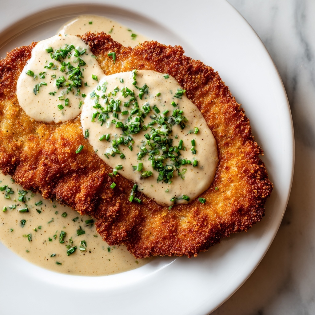 Crispy Chicken Fried Steak with Homemade Gravy Recipe - Recipe Image