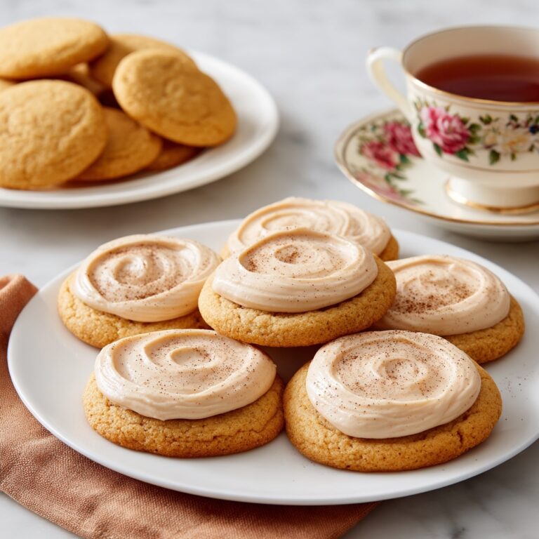 Soft Pumpkin Cookies with Cinnamon Frosting Recipe