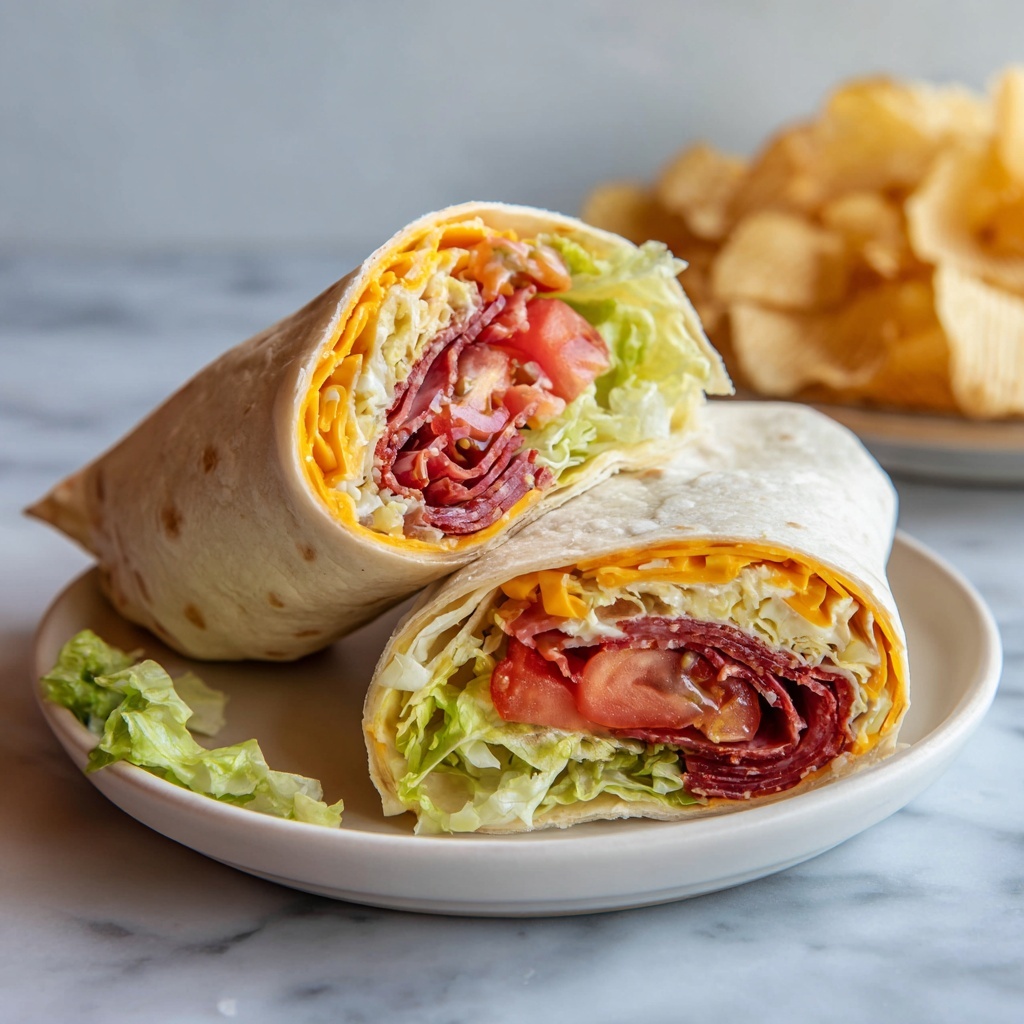 Turkey Ranch Club Wraps Recipe - Recipe Image