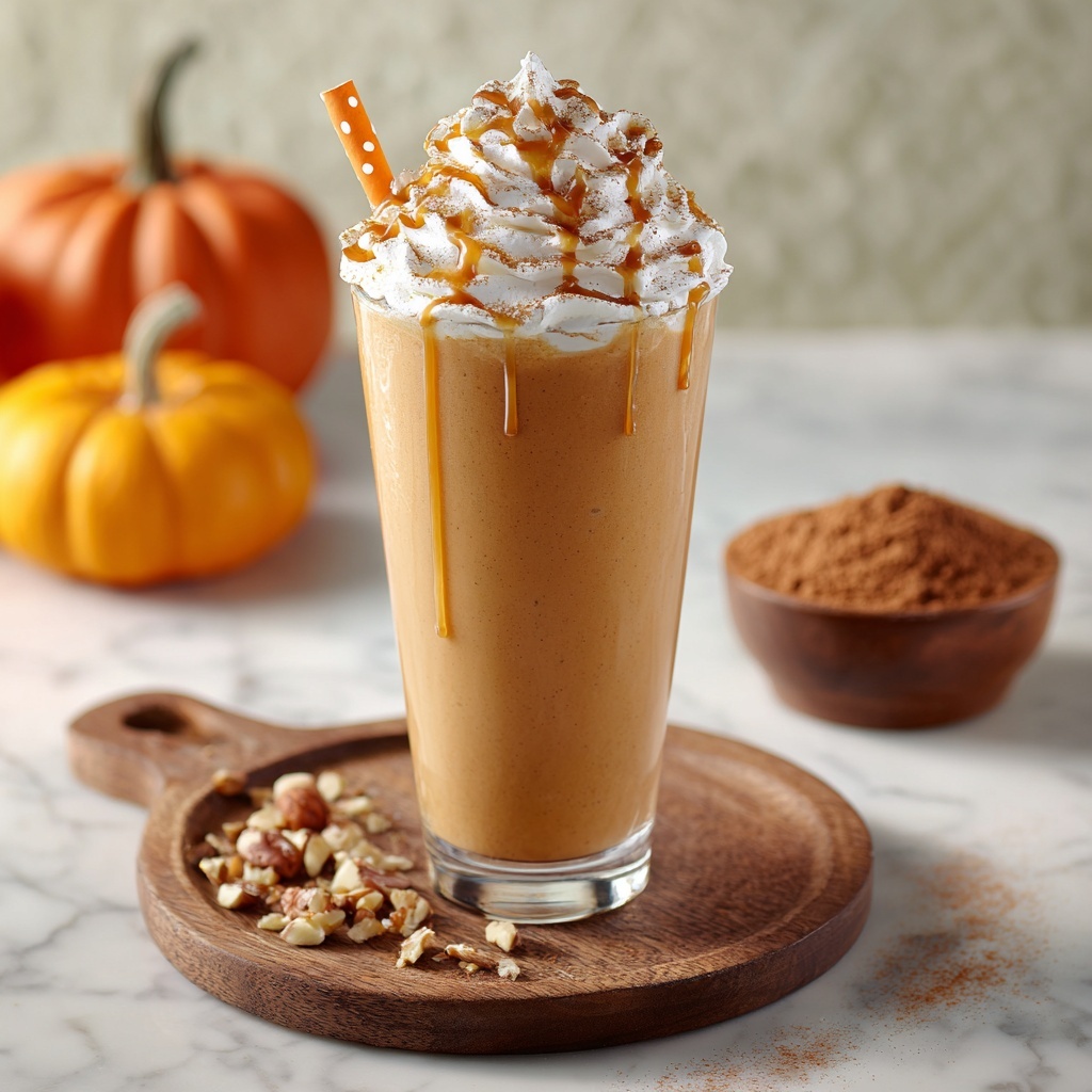 Creamy Pumpkin Pie Smoothie Recipe - Recipe Image