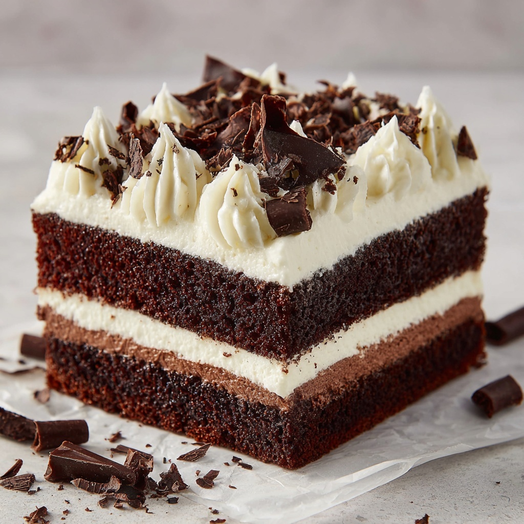 Brownie Refrigerator Cake Recipe - Recipe Image