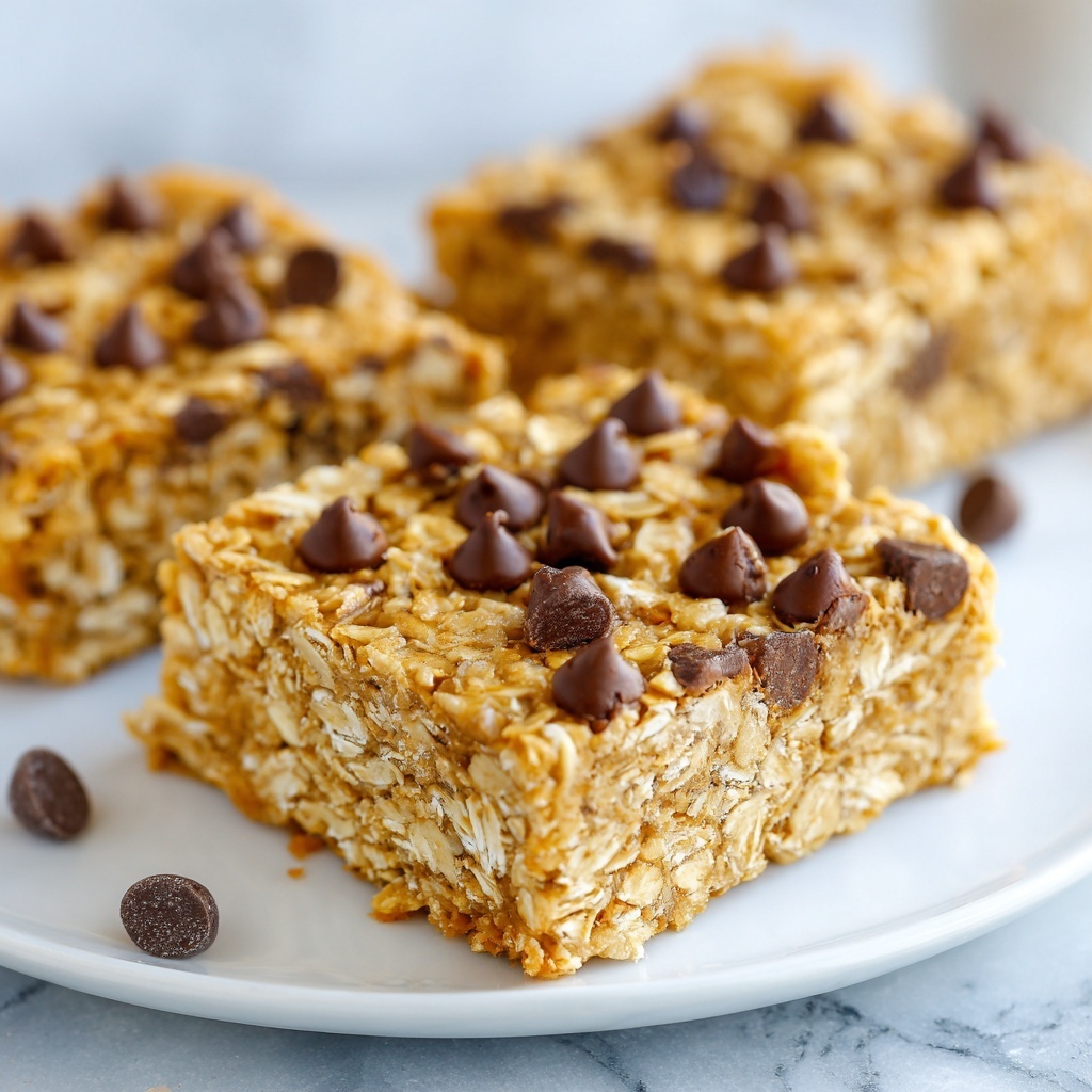 Oatmeal Chocolate Chip Bars Recipe - Recipe Image