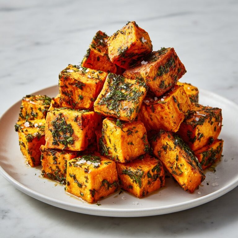 Crispy Baked Sweet Potato Bites Parmesan Herb Butter Delight Recipe