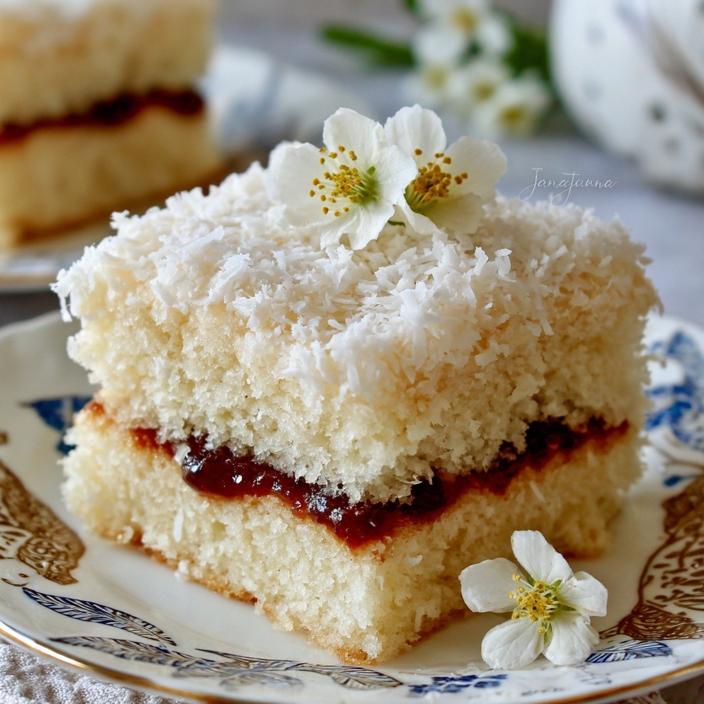 Snow Cake Recipe - Recipe Image