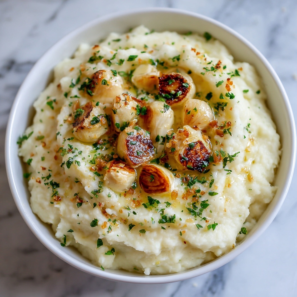 Roasted Garlic Mashed Potatoes Recipe - Recipe Image
