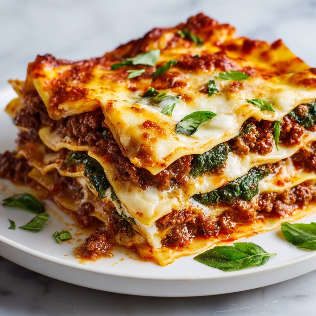 Eggplant Lasagna with Arugula Almond Pesto Recipe - Recipe Image