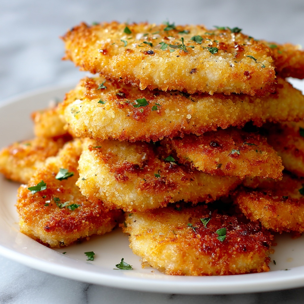 Baked Chicken Tenders with Crispy Panko Coating Recipe - Recipe Image