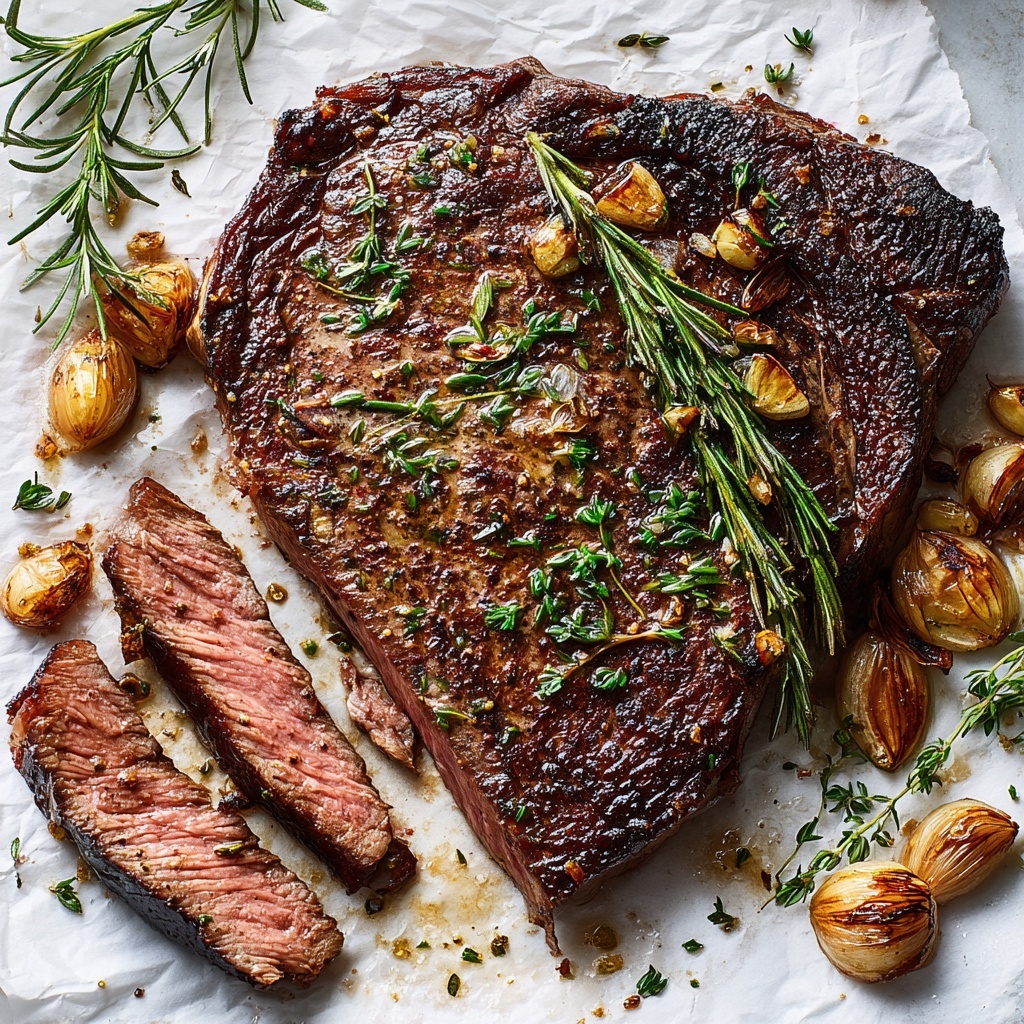 Garlic Butter Steak Recipe - Recipe Image