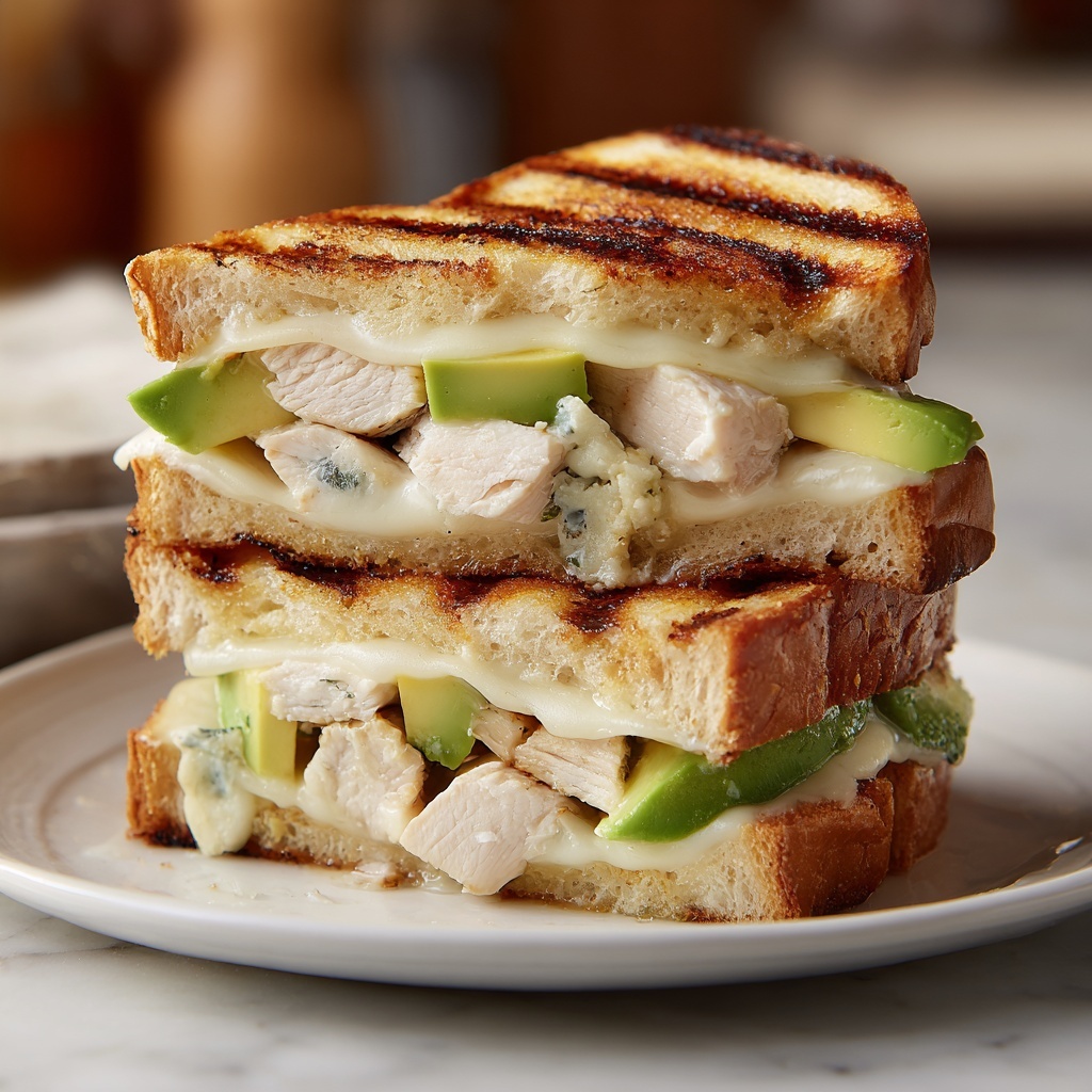 Chicken and Avocado Panini Recipe - Recipe Image