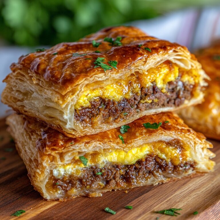 Easy Garlic Butter Beef Cheeseburger Rollups Recipe