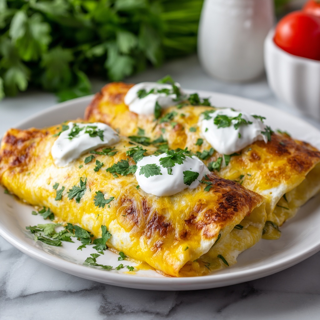 Creamy Chicken Enchiladas Recipe - Recipe Image