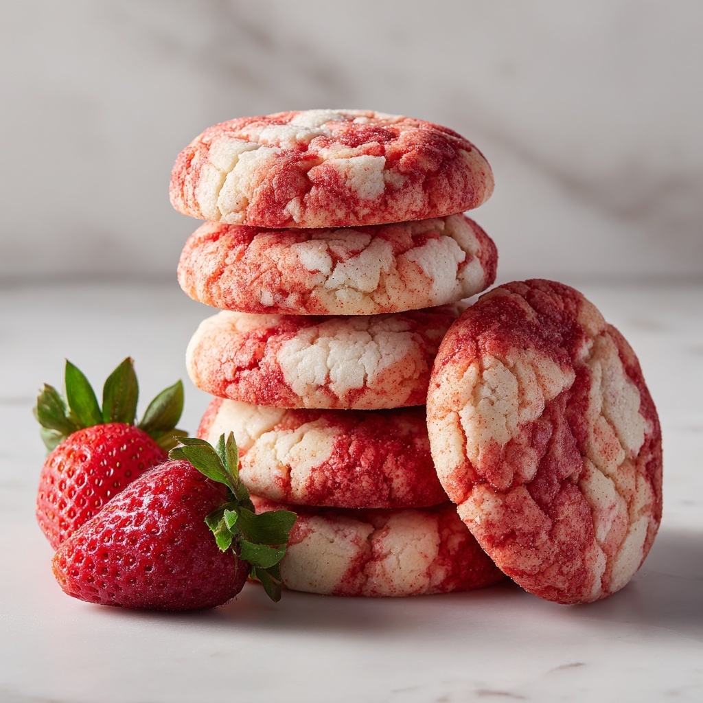 Double Strawberry Sugar Cookies Recipe - Recipe Image