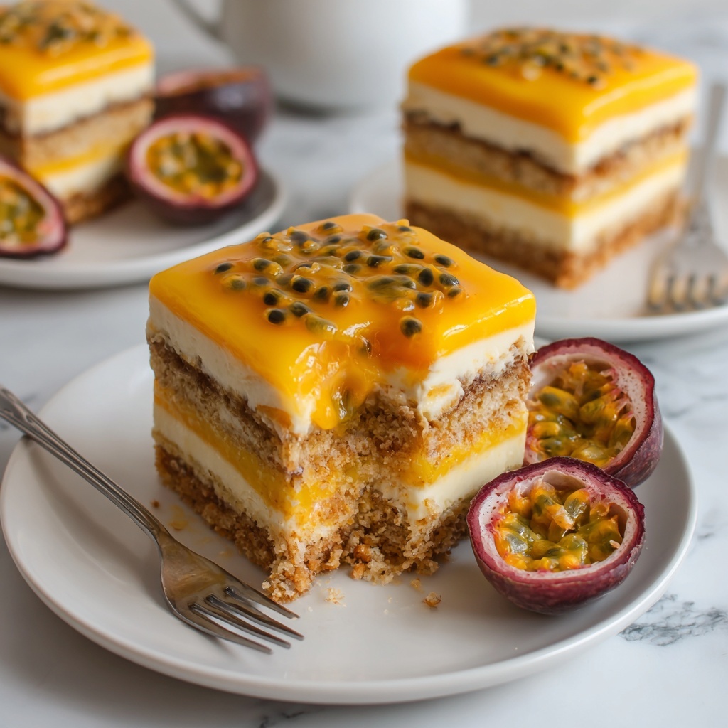 Vegan Passion Fruit Tiramisu Recipe - Recipe Image
